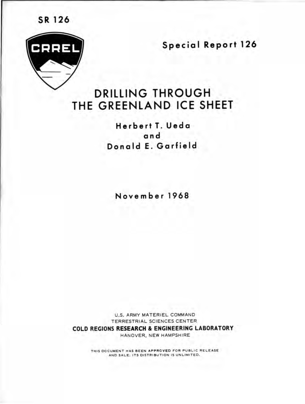 Sr-126 Drilling Through the Greenland Ice Sheet