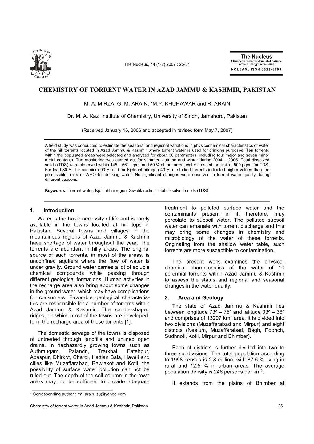 Superconducting and Structural Properties Of