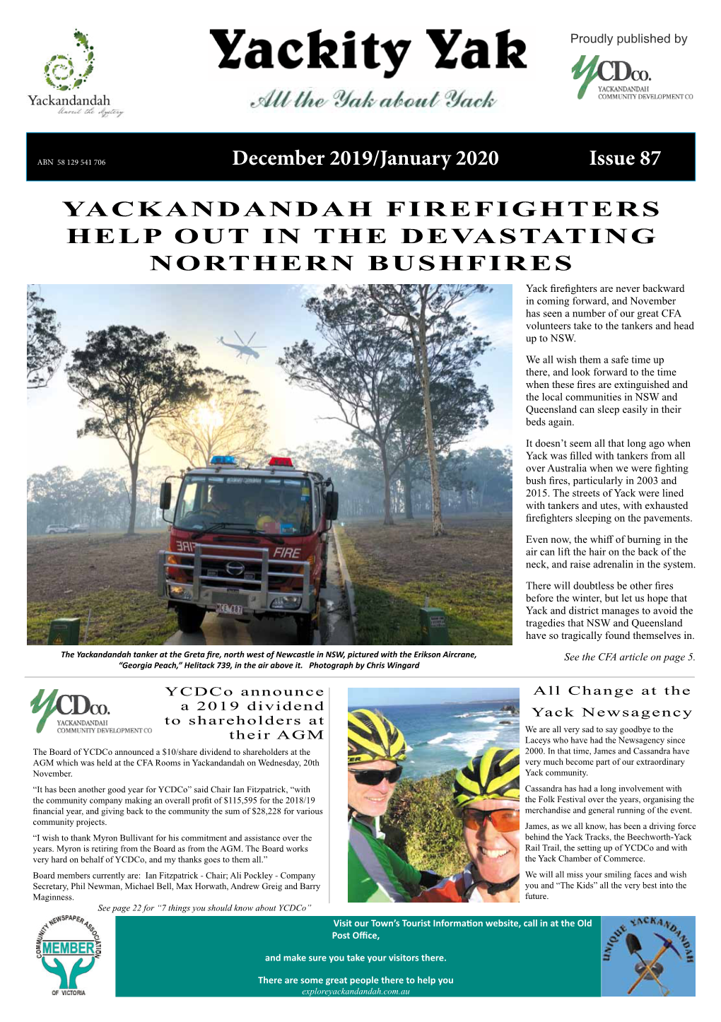 December 2019/January 2020 Issue 87 YACKANDANDAH