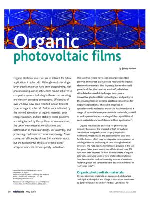 Photovoltaic Films