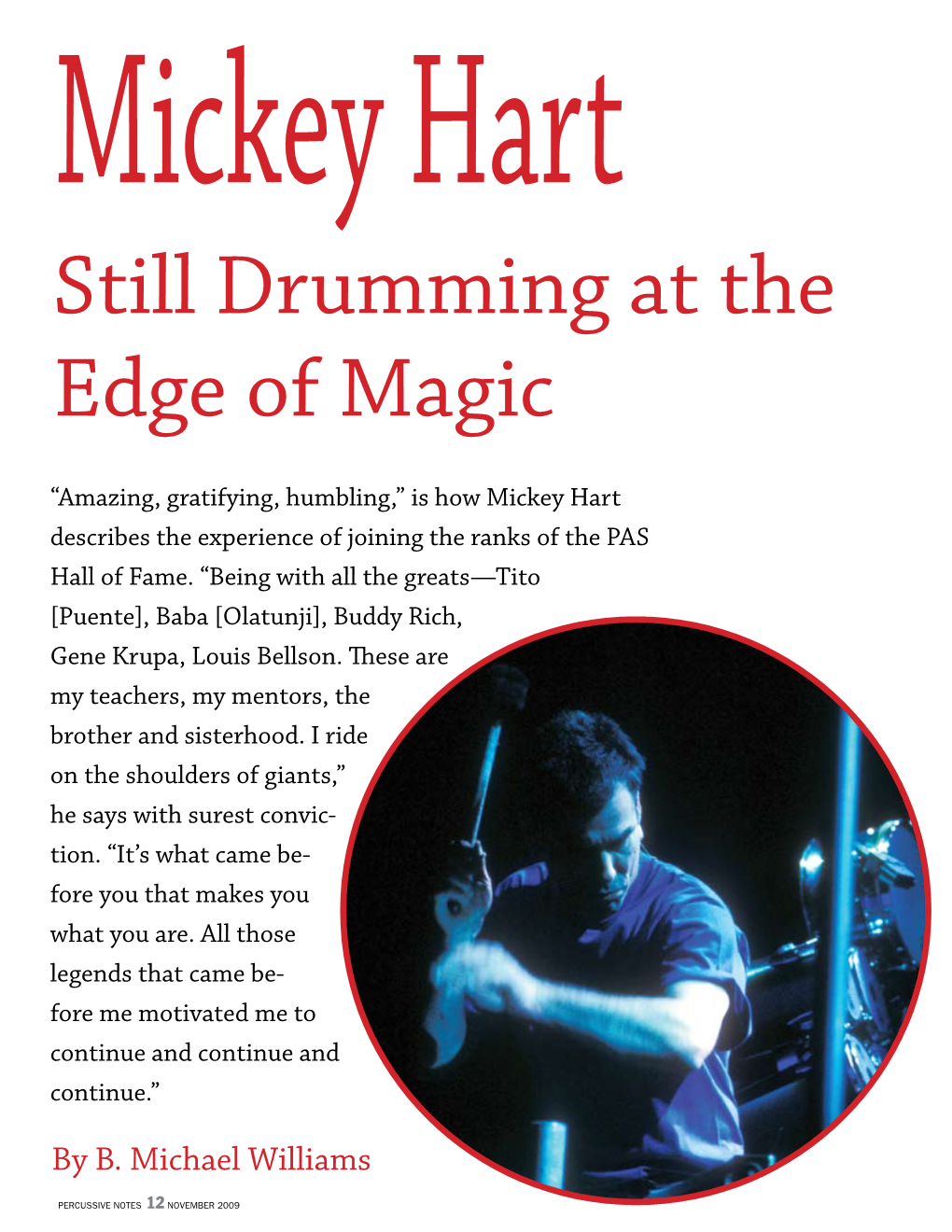 Mickey Hart: Still Drumming at the Edge of Magic