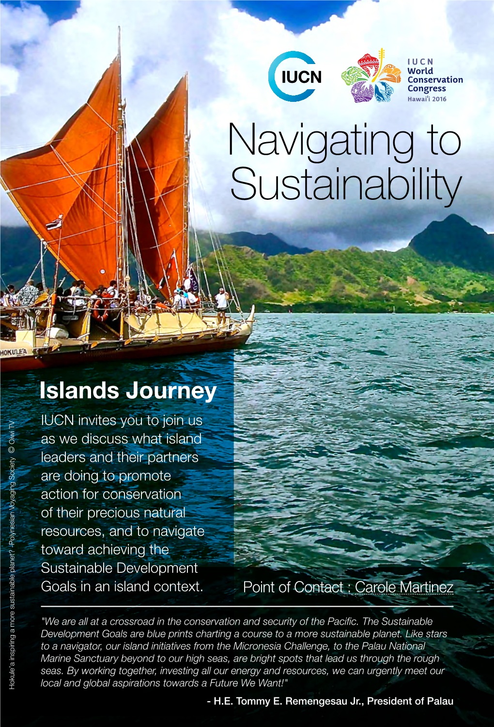 Islands Journey IUCN Invites You to Join Us