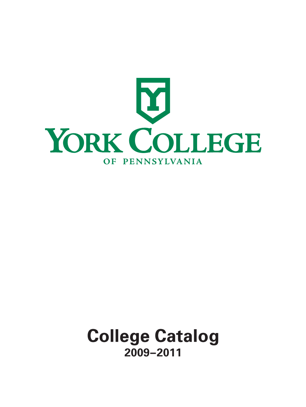 2009-2011 Undergraduate Catalog (Pdf)