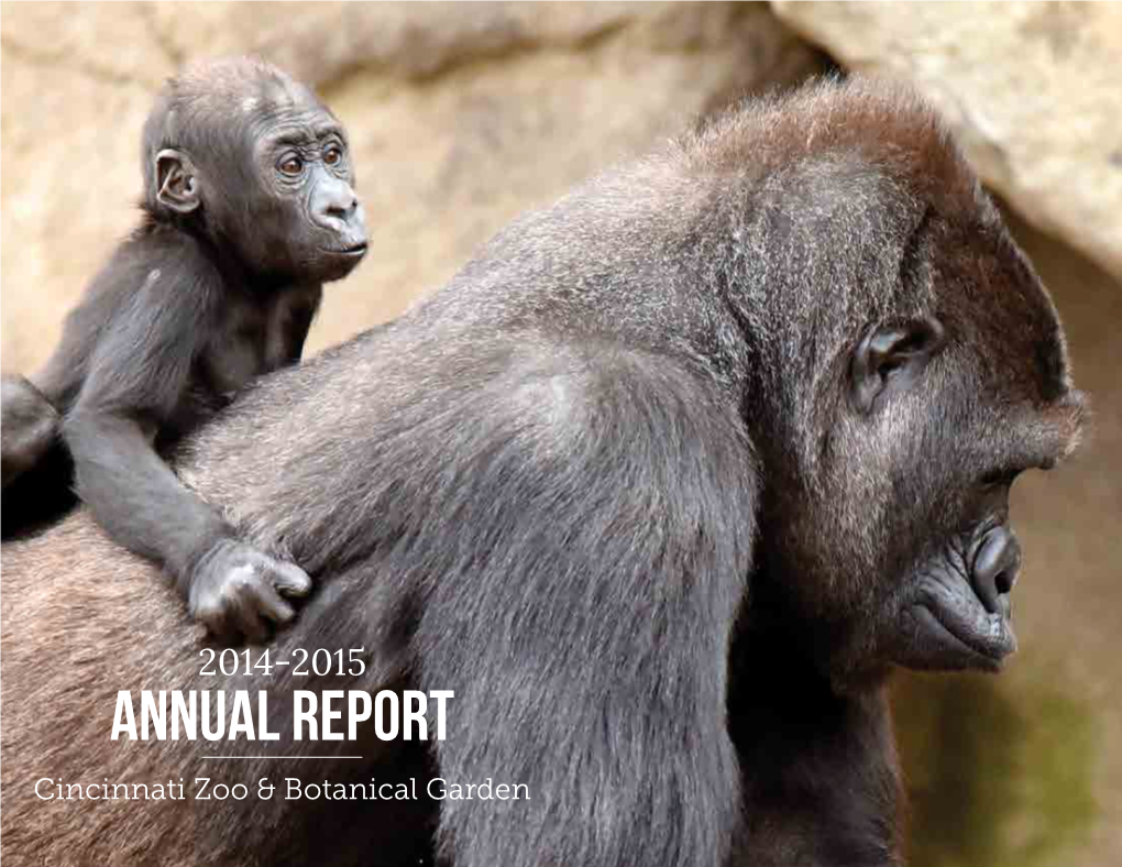 Cincinnati Zoo's Annual Report