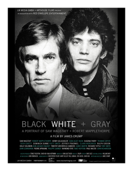 Black White + Gray a Portrait of Sam Wagstaff + Robert Mapplethorpe