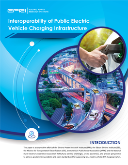 Interoperability of Public Electric Vehicle Charging Infrastructure