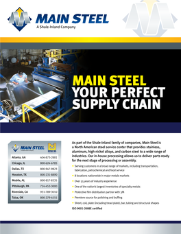 Main Steel Your Perfect Supply Chain