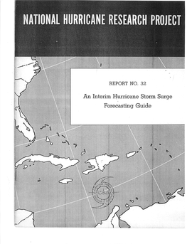 An Interim Hurricane Storm Surge Forecasting Guide