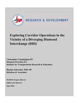 Exploring Corridor Operations in the Vicinity of a Diverging Diamond
