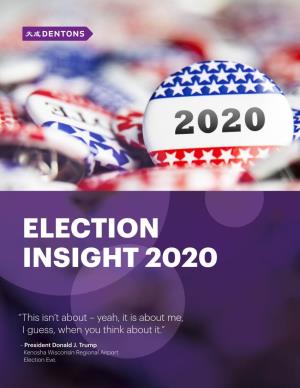 Election Insight 2020