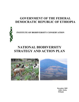 National Biodiversity Strategy and Action Plan