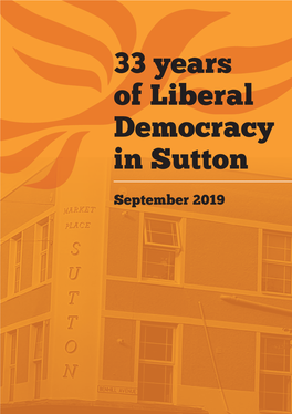 33 Years of Liberal Democracy in Sutton