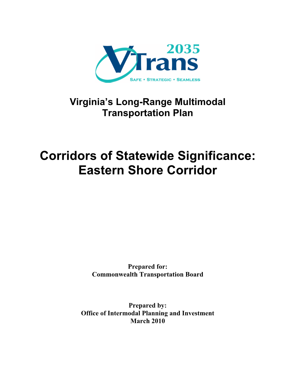 Eastern Shore Corridor