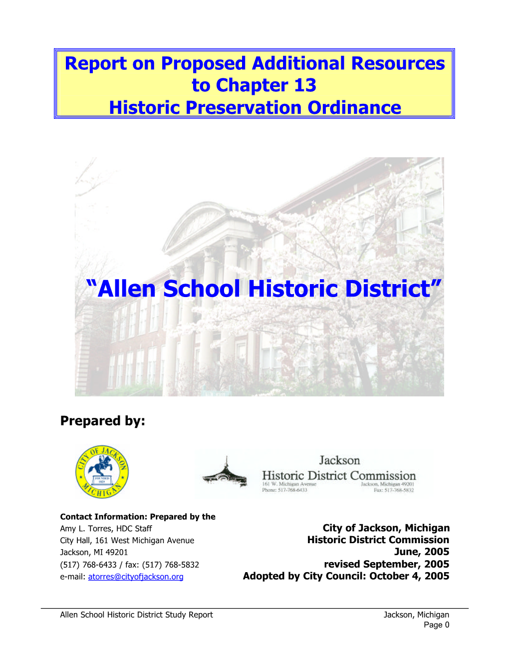 Allen School Report