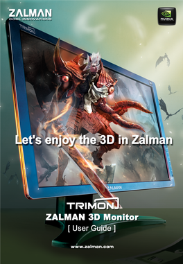 Zalman ZM-M190 19 Inch Trimon 2D/3D LCD Monitor