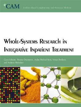 Whole-Systems Research in Integrative Inpatient Treatment