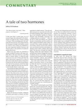 A Tale of Two Hormones