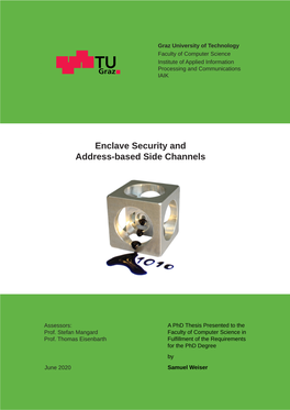 Enclave Security and Address-Based Side Channels