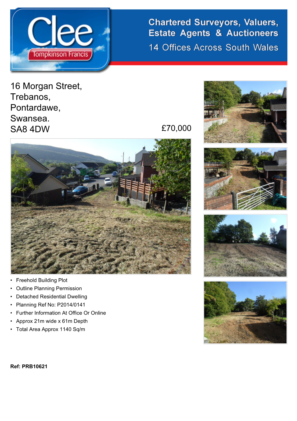 16 Morgan Street, Trebanos, Pontardawe, Swansea. SA8 4DW £70,000
