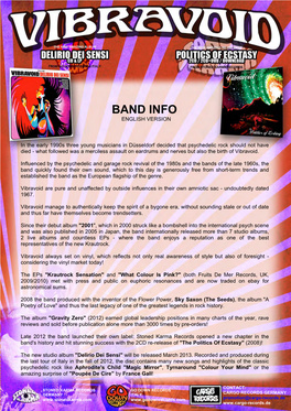 Band Info English Version