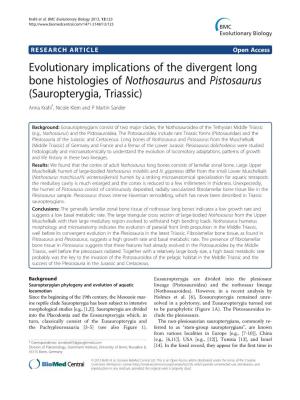 Evolutionary Implications of the Divergent Long