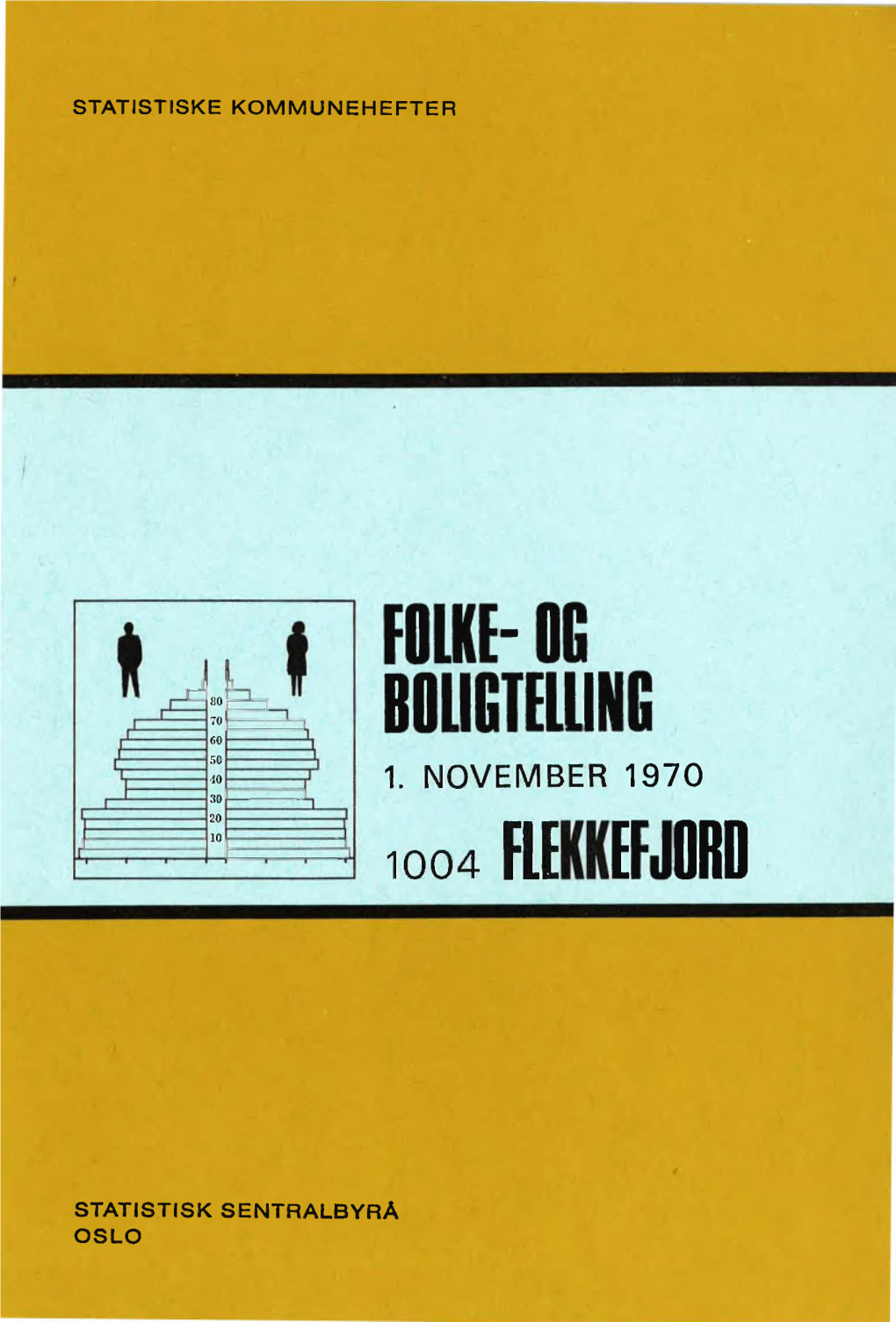 Folke- Og Boligtelling 1. November 1970. 1004 Flekkefjord