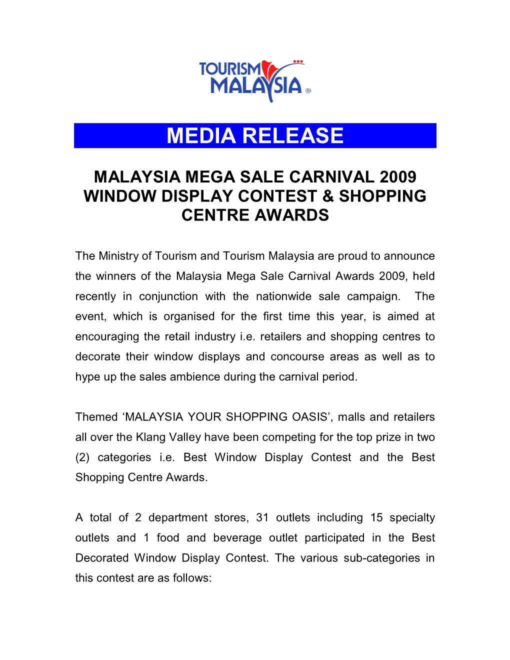 Media Release