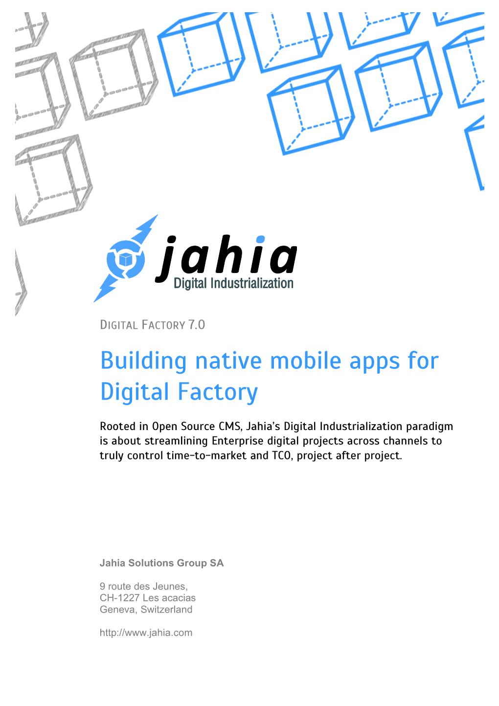 Building Native Mobile Apps for Digital Factory
