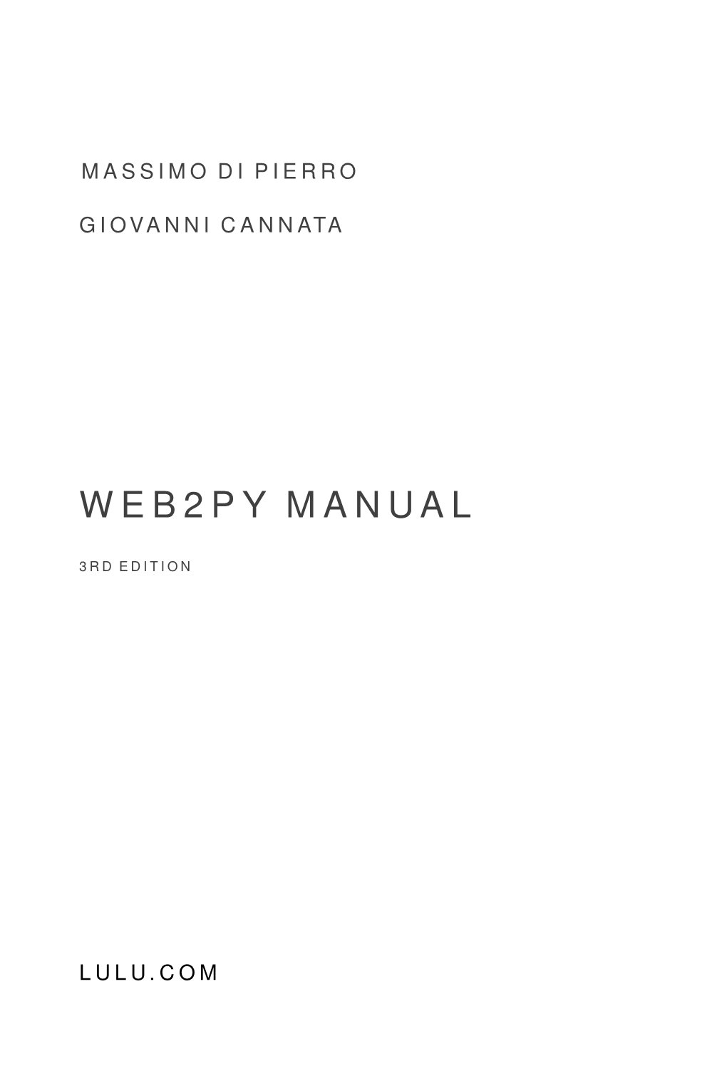 Web2py Manual