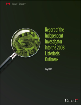 Independent Listeriosis Investigative Review