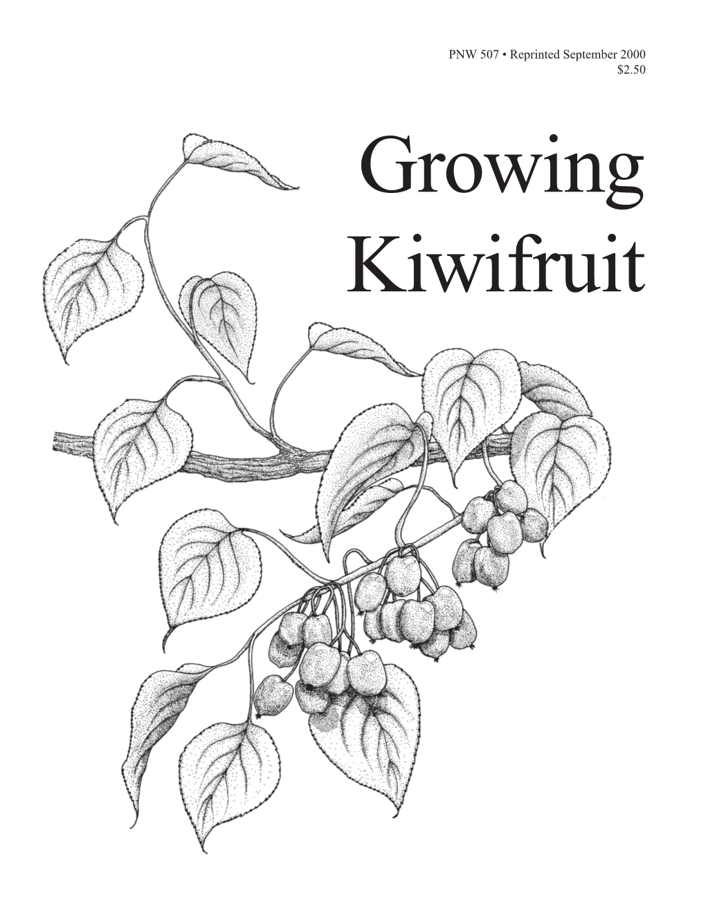 Growing Kiwifruit Contents