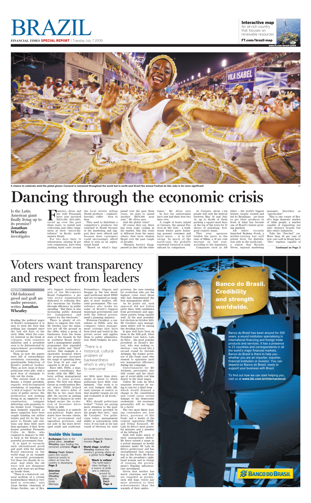 Dancing Through the Economic Crisis