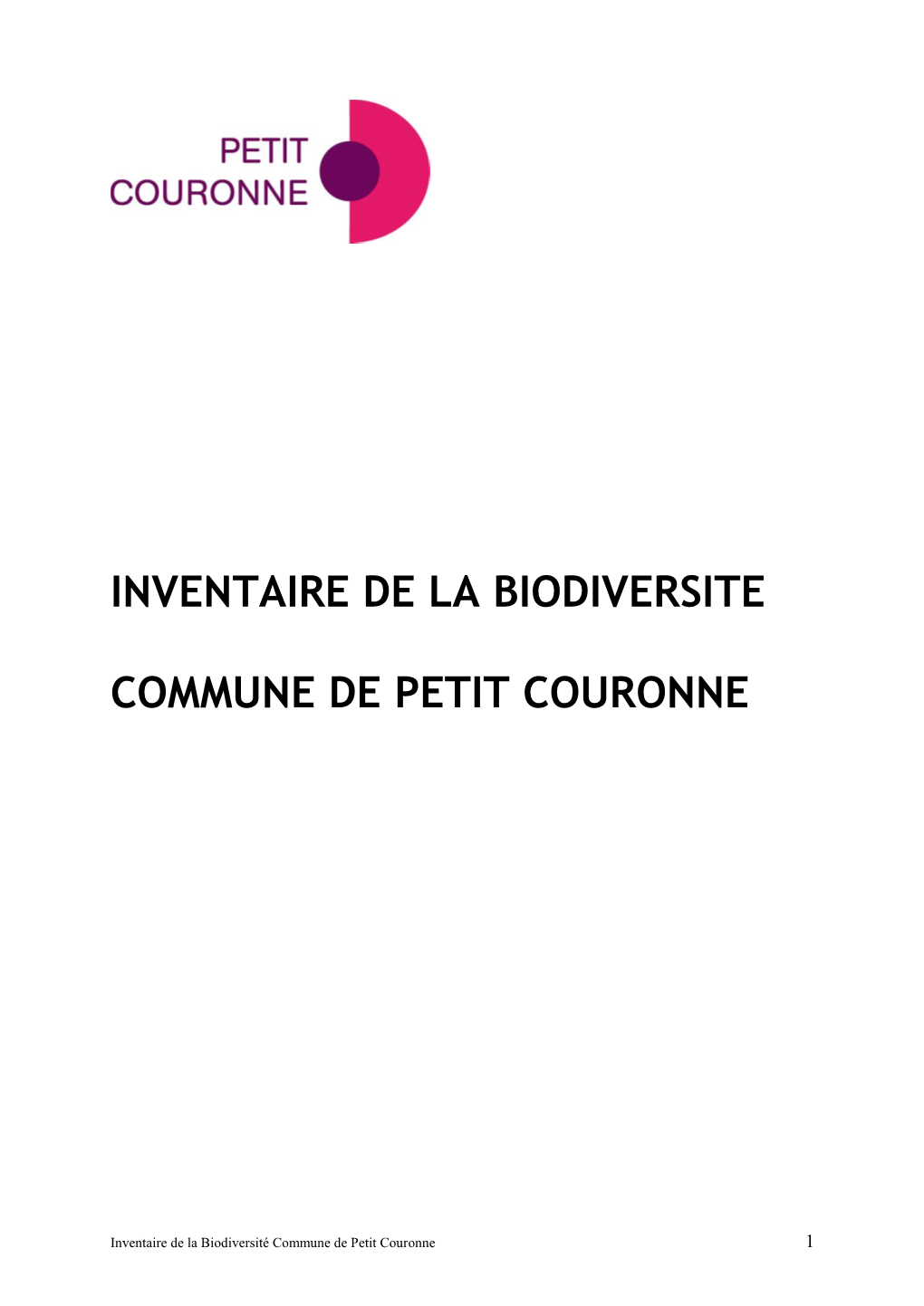 Inventaire De La Biodiversite Commune De Petit Couronne