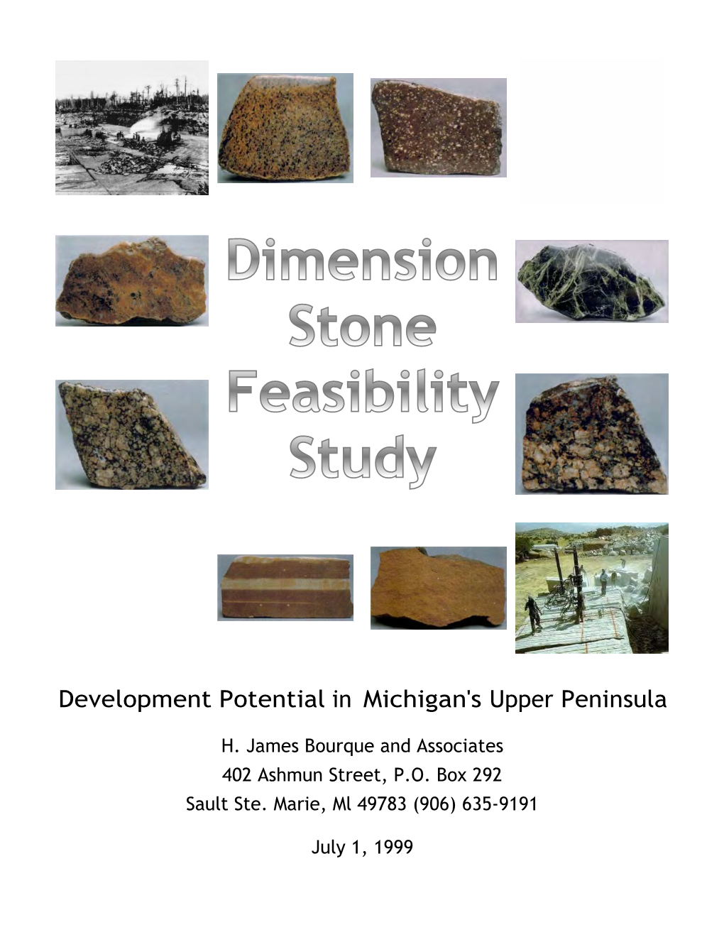 Dimension Stone Feasibility Study – Page 2 of 88 Contents Acknowledgements