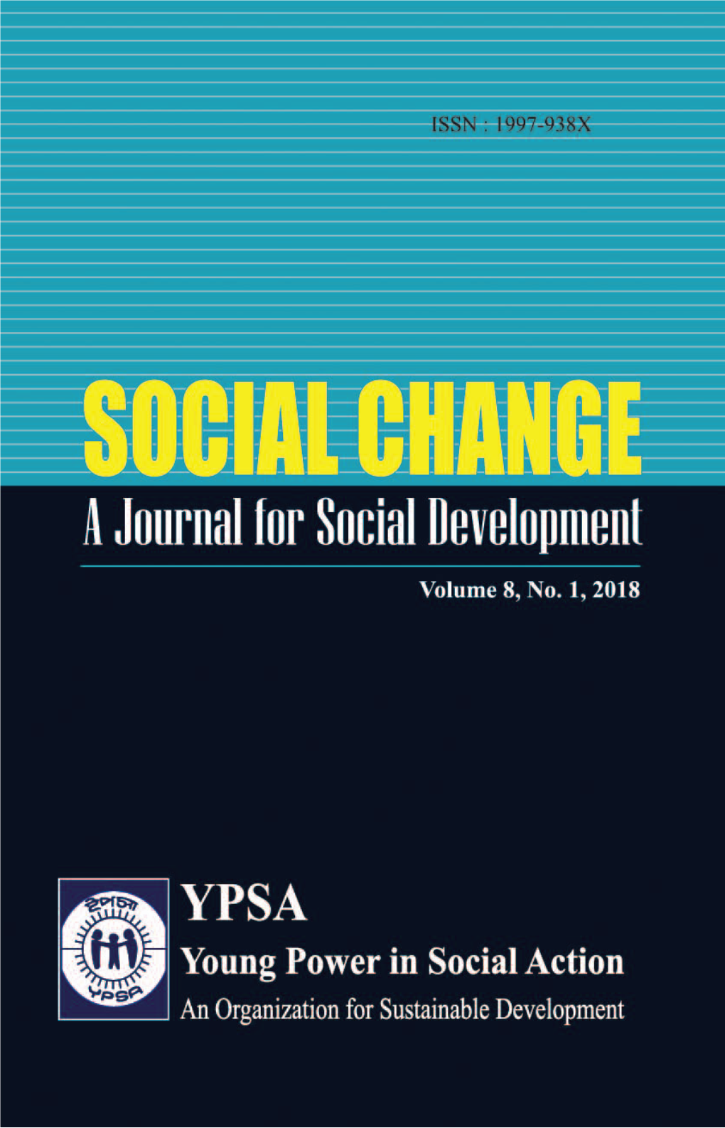 SOCIAL CHANGE a Journal for Social Development
