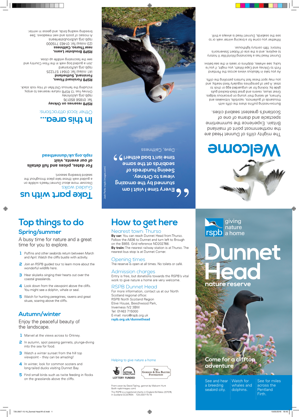 Dunnet Head Map and Trail Guide