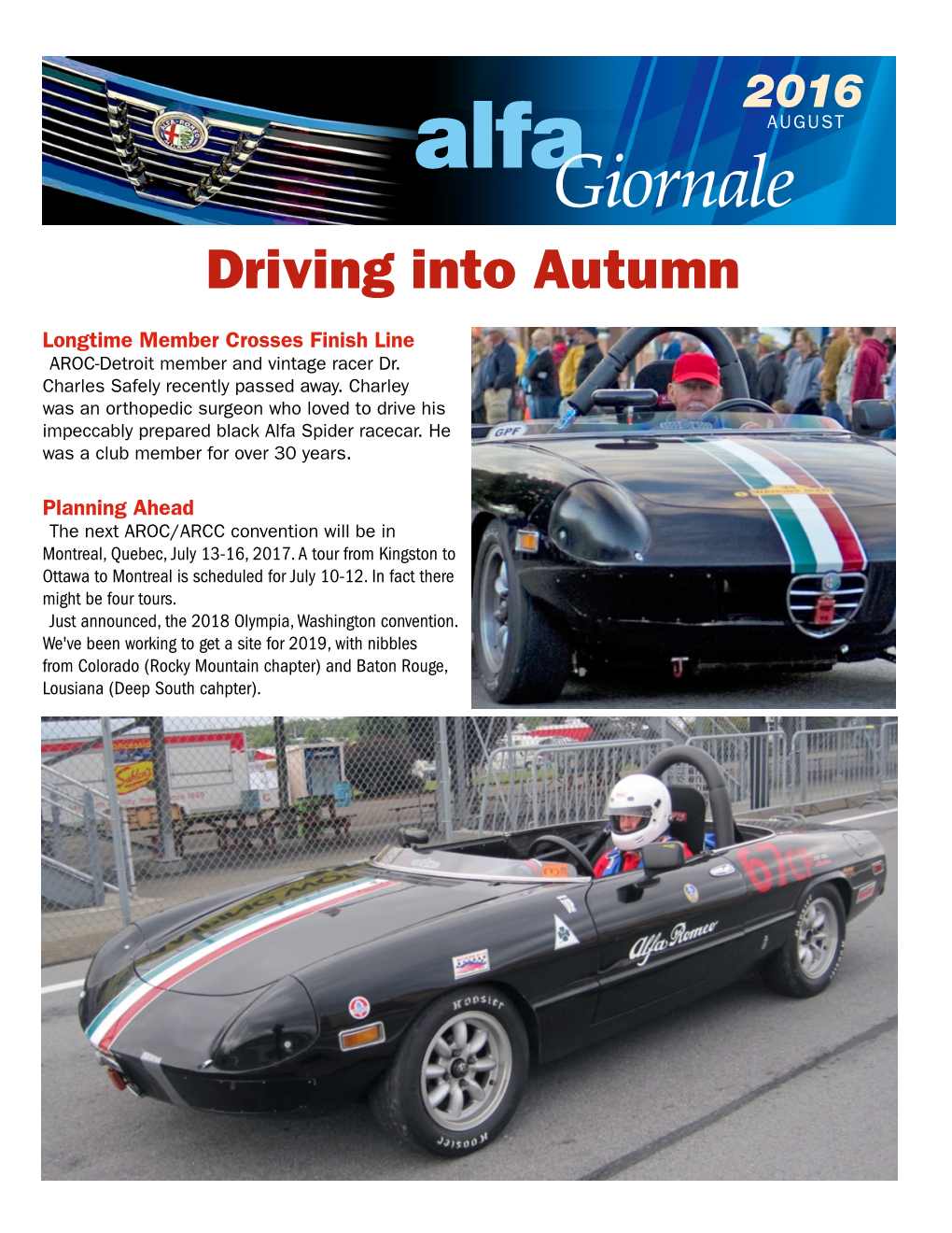 Giornale Driving Into Autumn