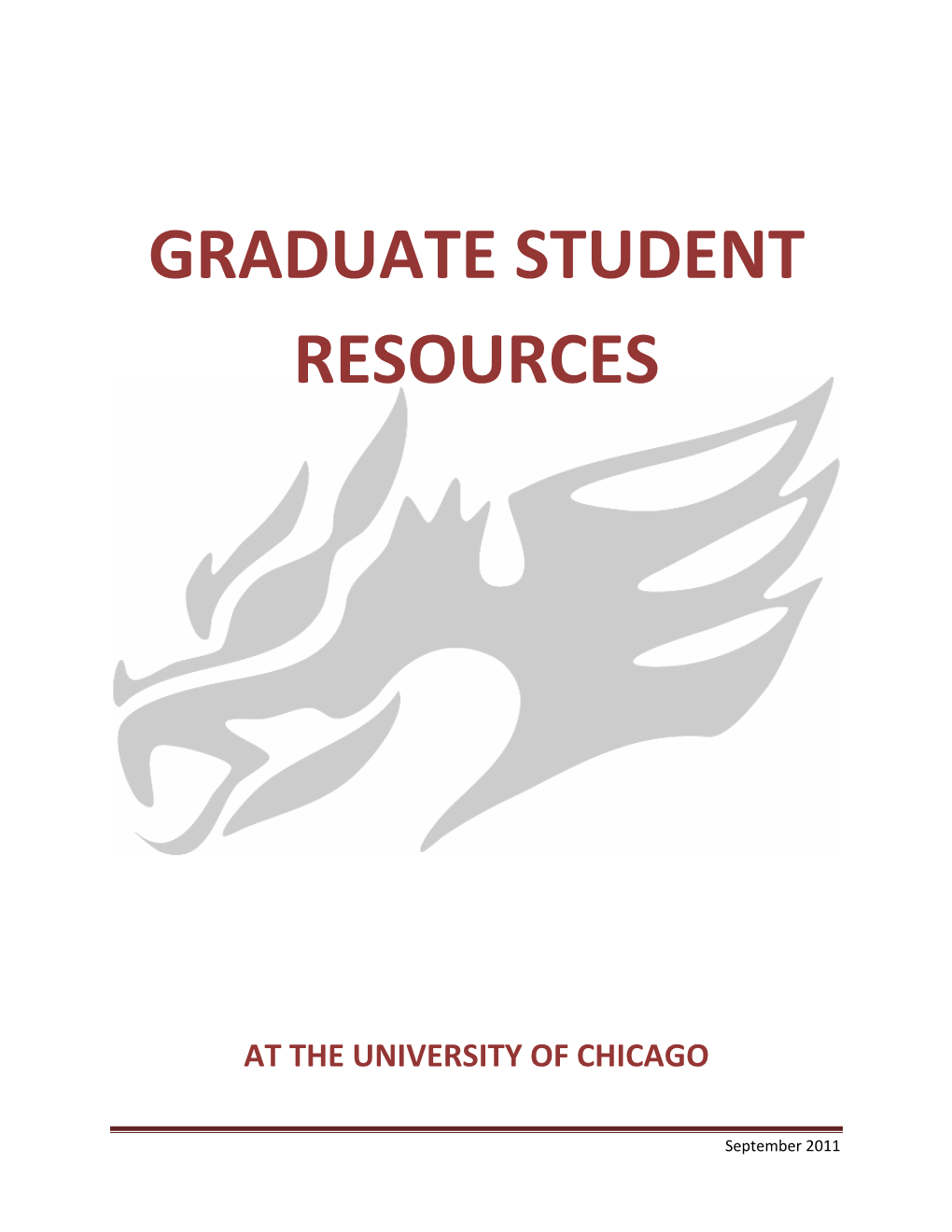 Graduate Student Resources