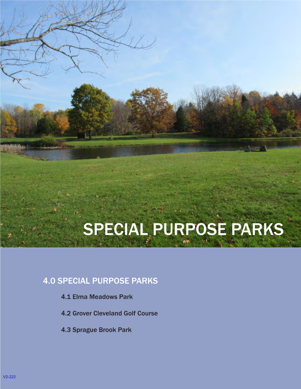 Special Purpose Parks