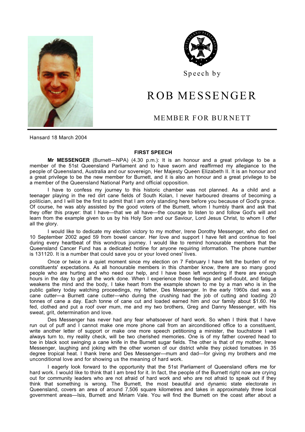Rob Messenger