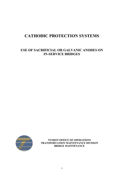 Use of Sacrificial Or Galvanic Anodes on In-Service Bridges