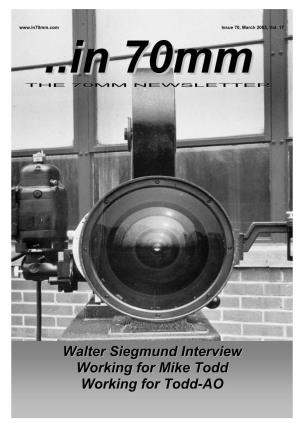 Walter Siegmund Interview Working for Mike Todd Working for Todd-AO