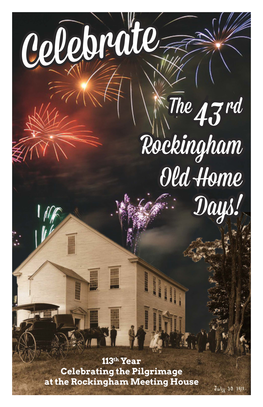 Rockingham Old Home Days 2019