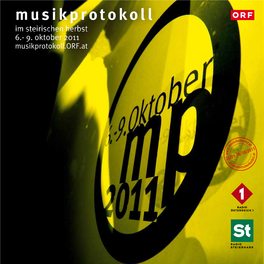 Musikprotokoll 2011 Programmbuch
