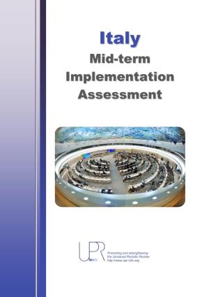 Mid-Term Implementation Assessment: Italy