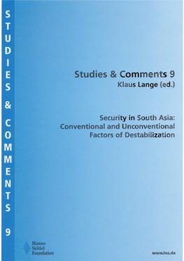 Security in South Asia: Conventional and Unconventional Factors of Destabilization Imprint