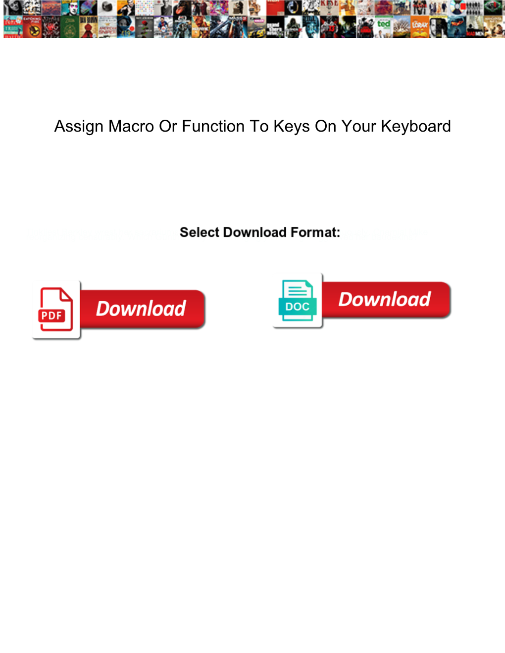 Assign Macro Or Function to Keys on Your Keyboard