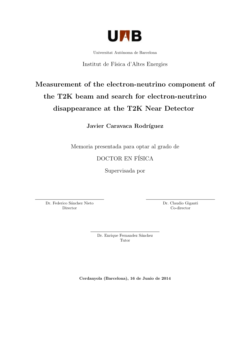 Measurement of the Electron-Neutrino Component of the T2K Beam and Search for Electron-Neutrino Disappearance at the T2K Near Detector