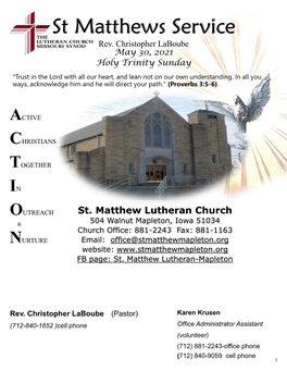 St Matthews Service Rev