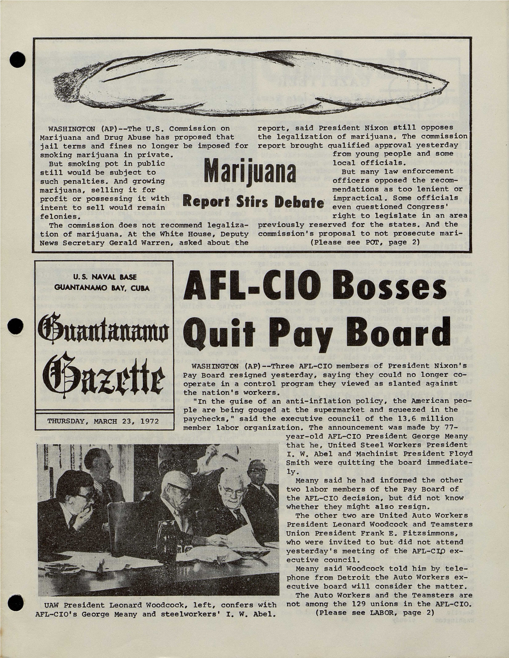 AFL-CIO Bosses Quit Pay Board